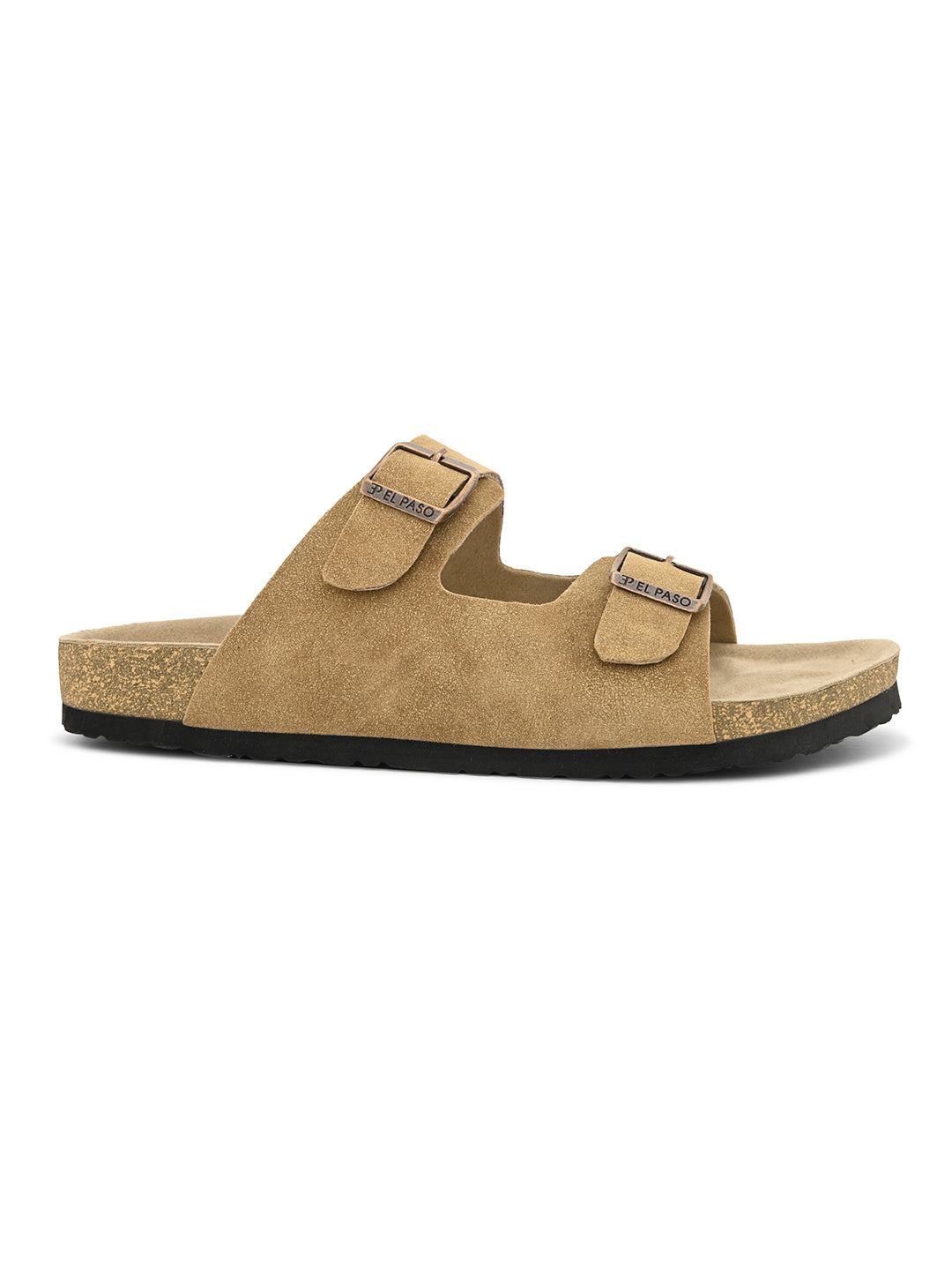 Elegant Sandstone Leather Slip-On Sandal-3