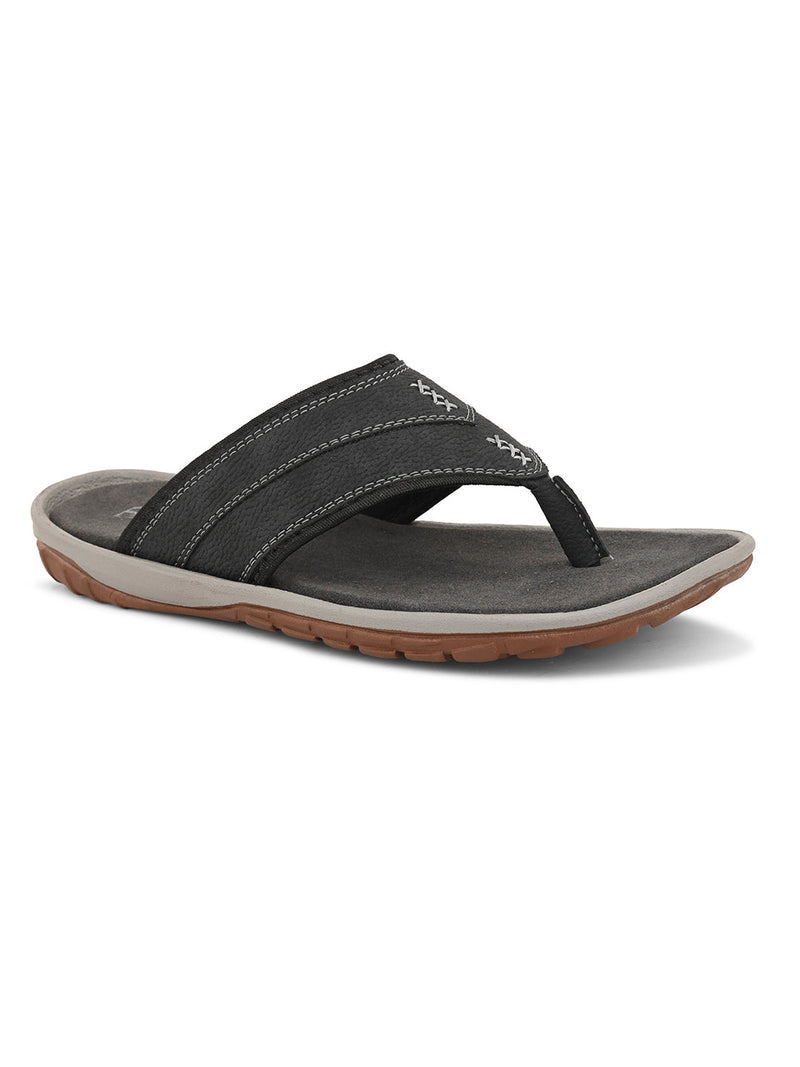 Blue Men's casual Flip-Flop slip-on closure sandal