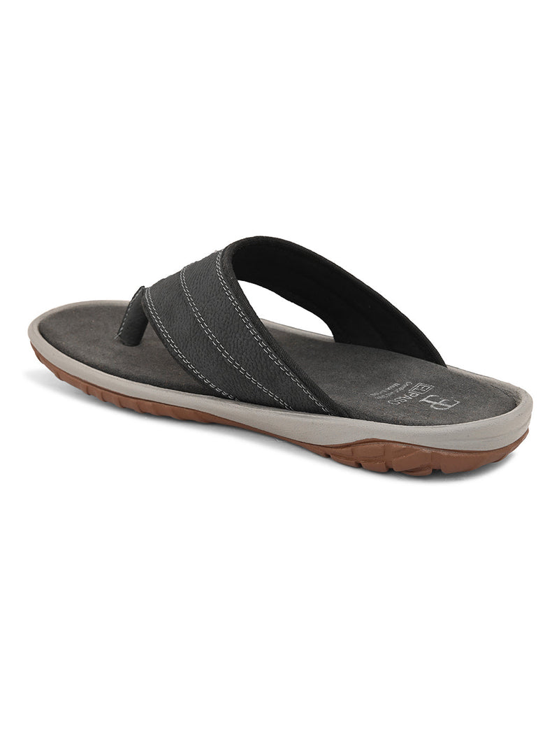 Blue Men's casual Flip-Flop slip-on closure sandal
