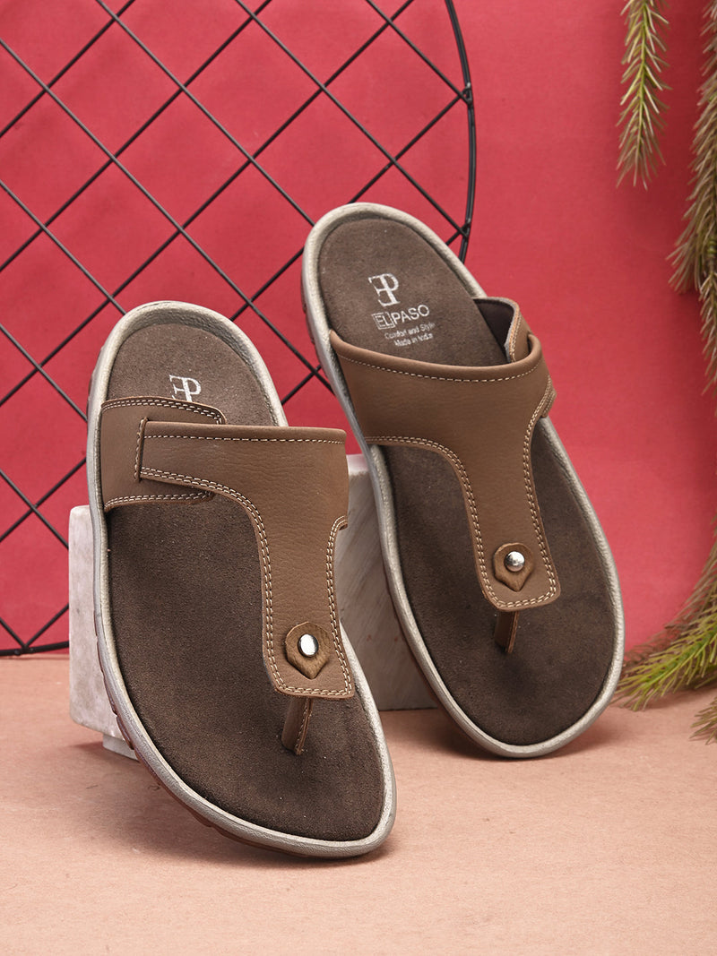 Classic Tawny Leather Thong Sandal-5
