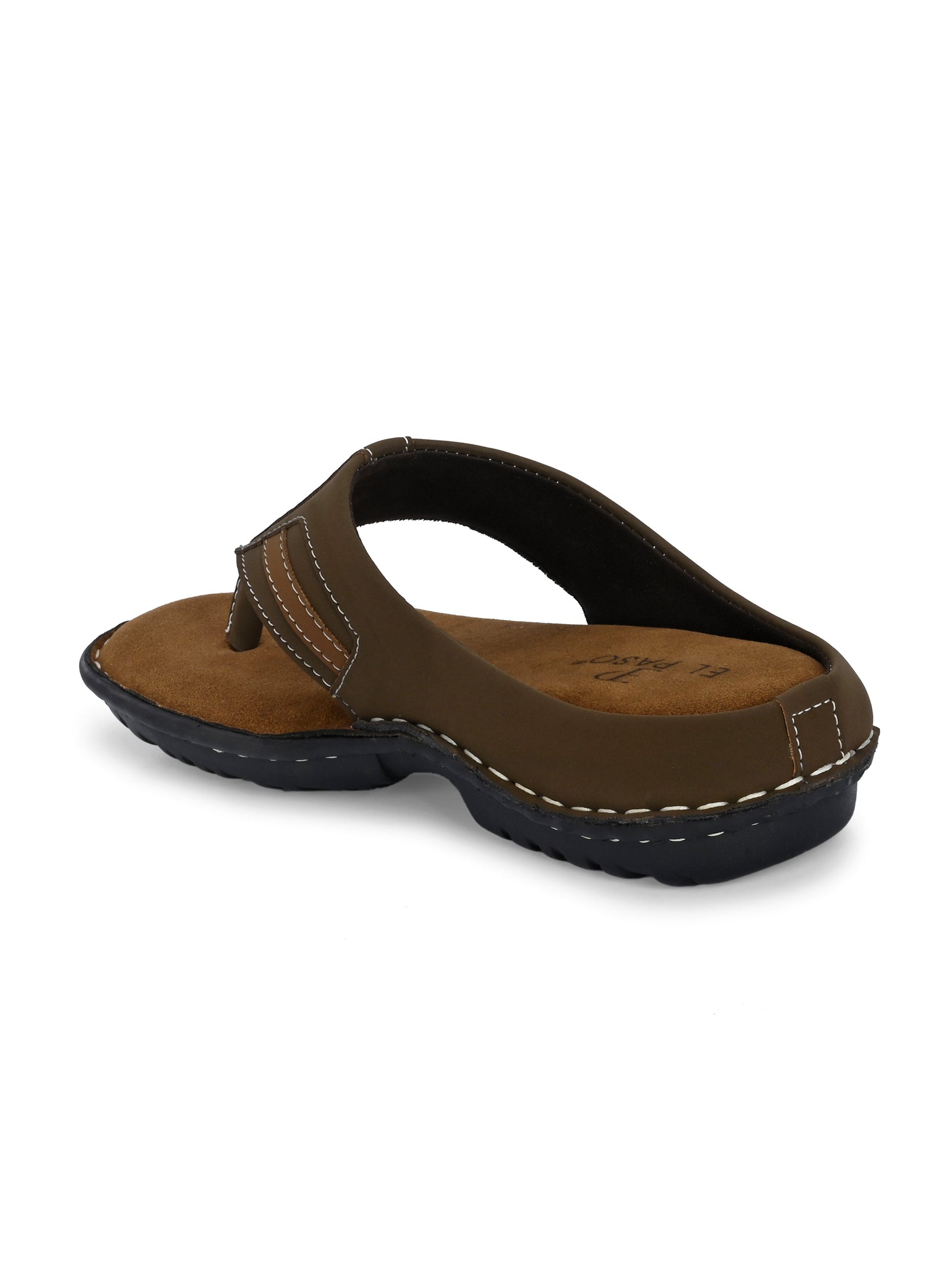 Classic Chestnut Leather Thong Sandal-2