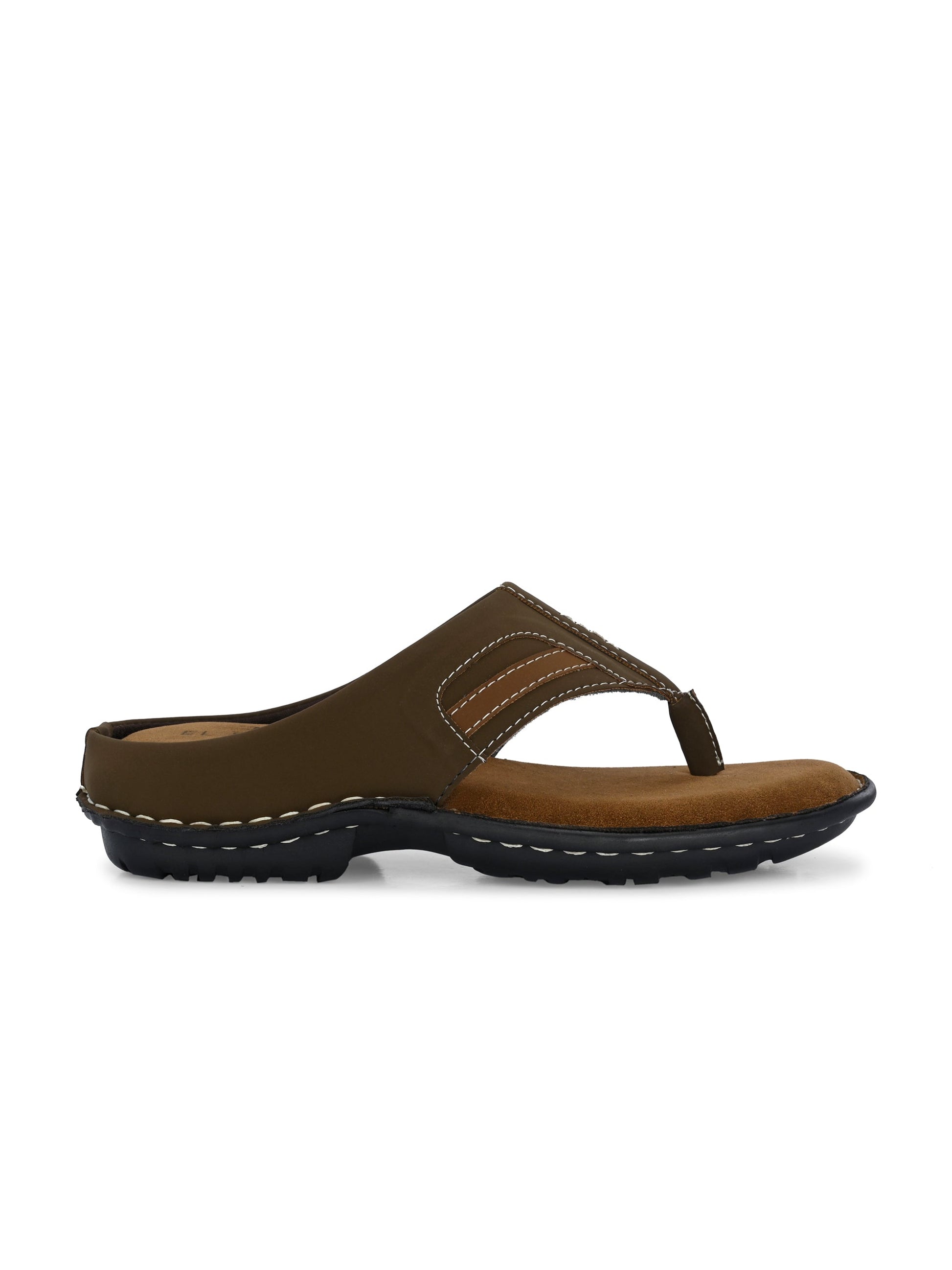 Classic Chestnut Leather Thong Sandal-3