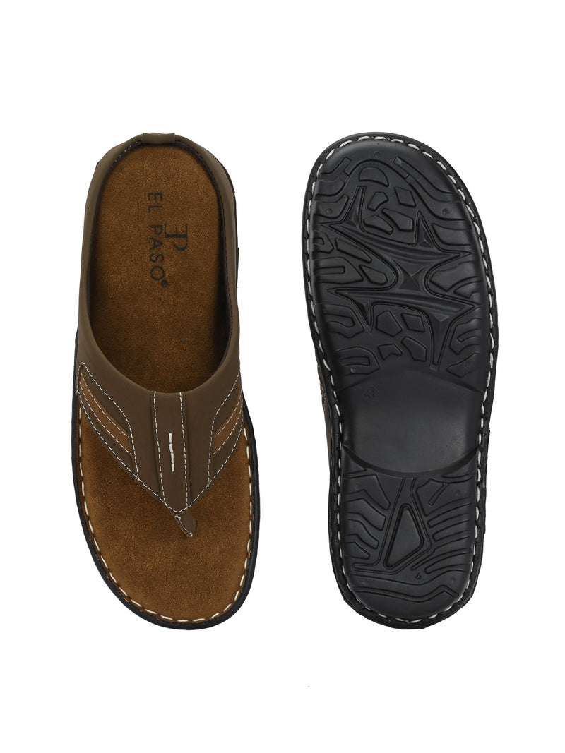 Classic Chestnut Leather Thong Sandal-4