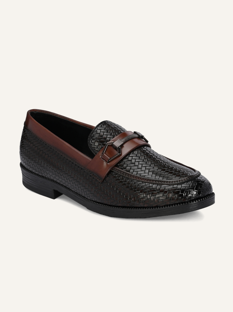 Mocha Imperial Textured Loafer-1