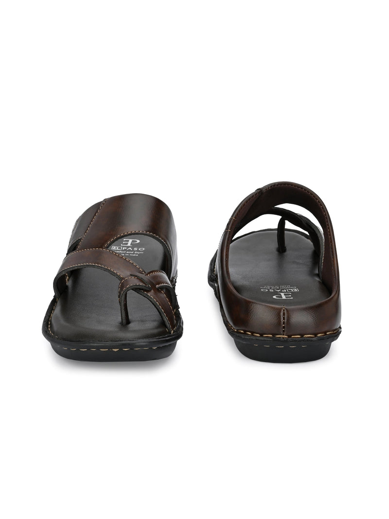 Espresso Elegance Thong Sandals-6