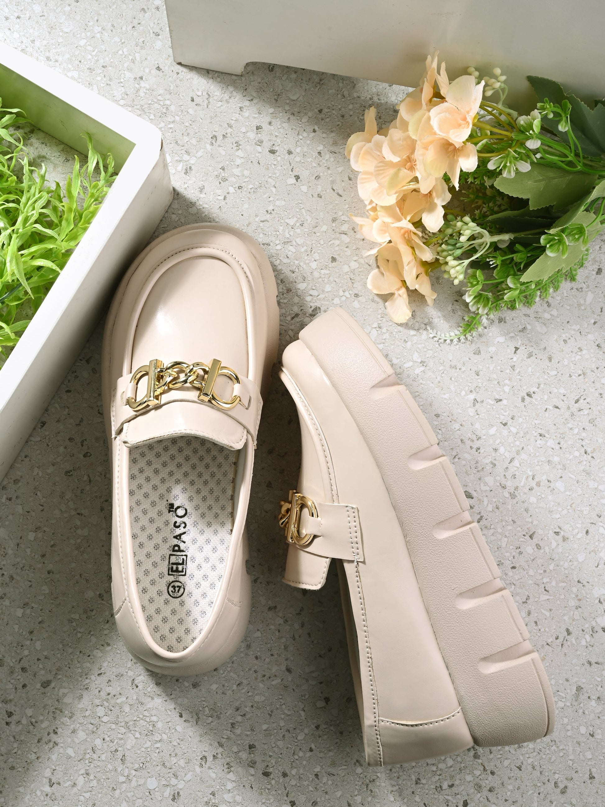 Pearly Prestige Loafers For Women-6