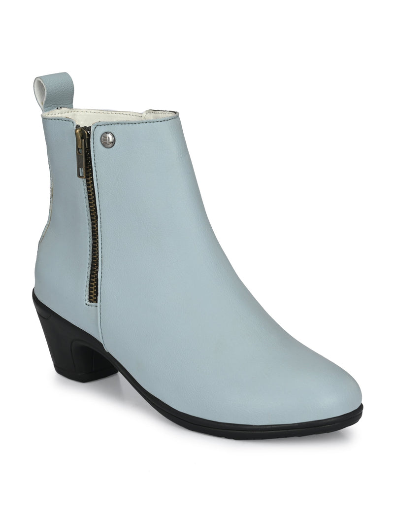 Zip-Closure Party Wear Boots For Women