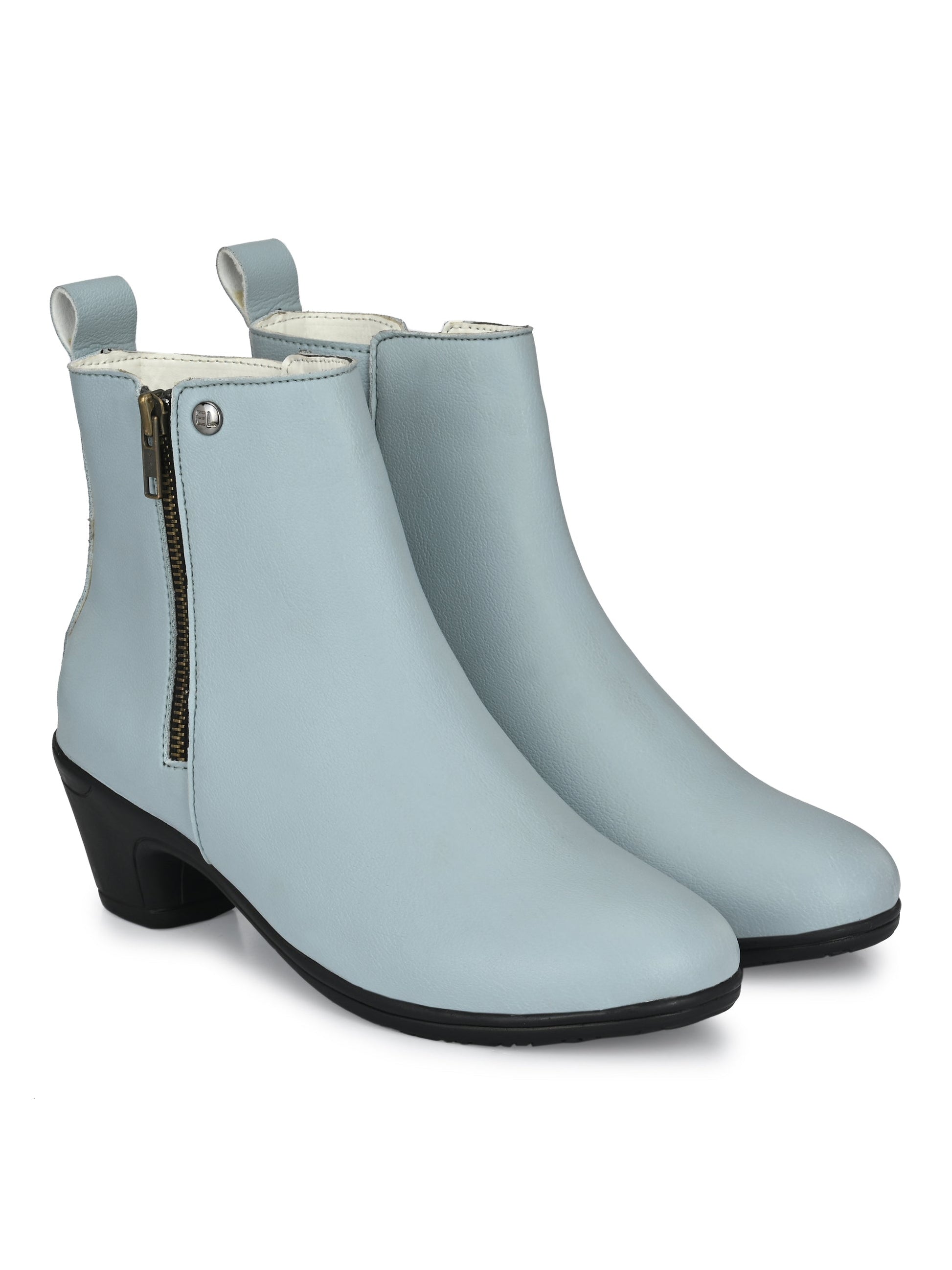 Zip-Closure Party Wear Boots For Women