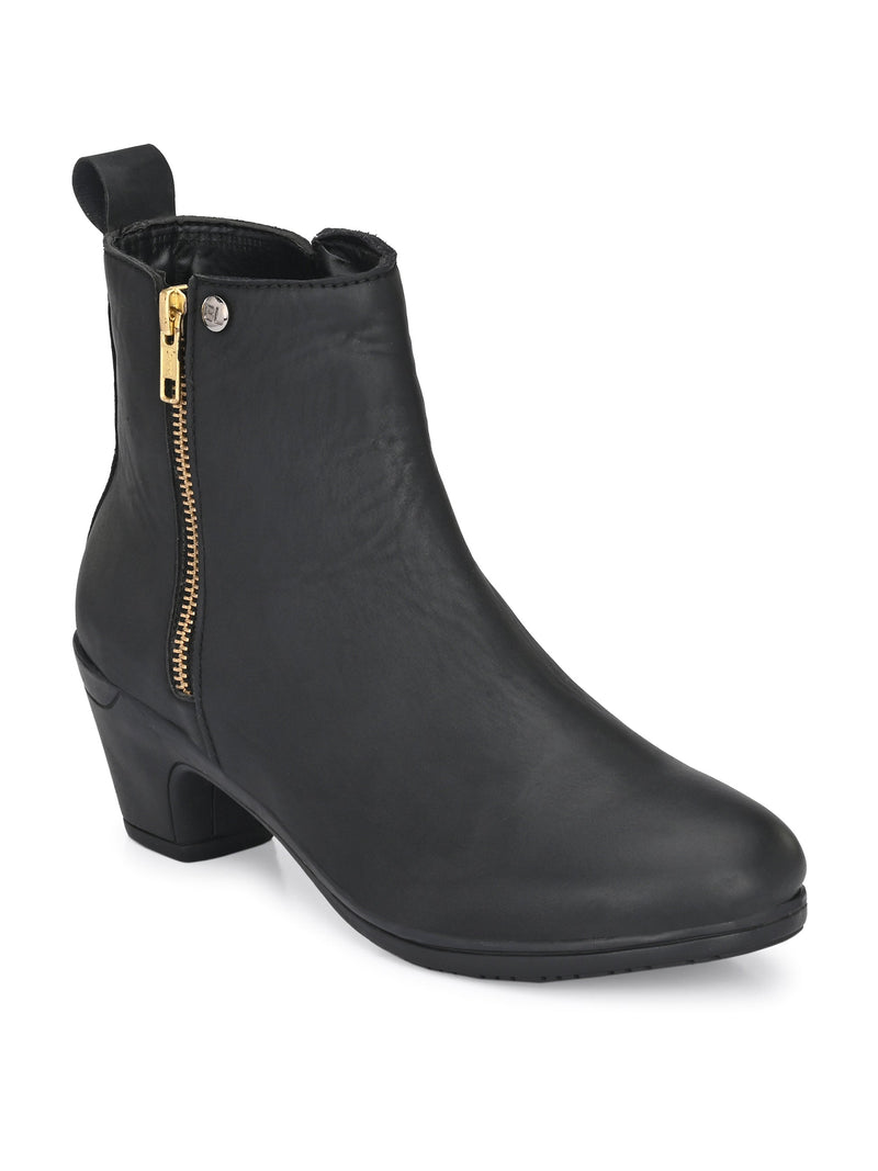 Zip-Closure Party Wear Boots For Women