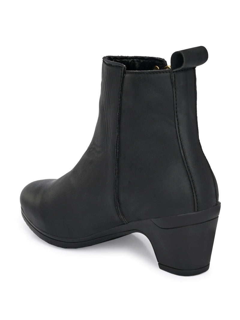 Zip-Closure Party Wear Boots For Women