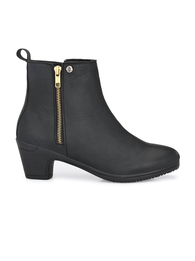Zip-Closure Party Wear Boots For Women