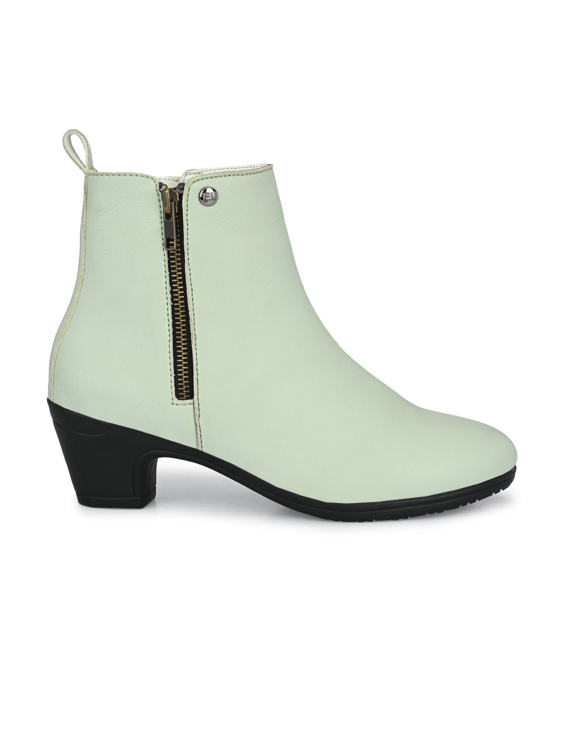 Zip-Closure Party Wear Boots For Women