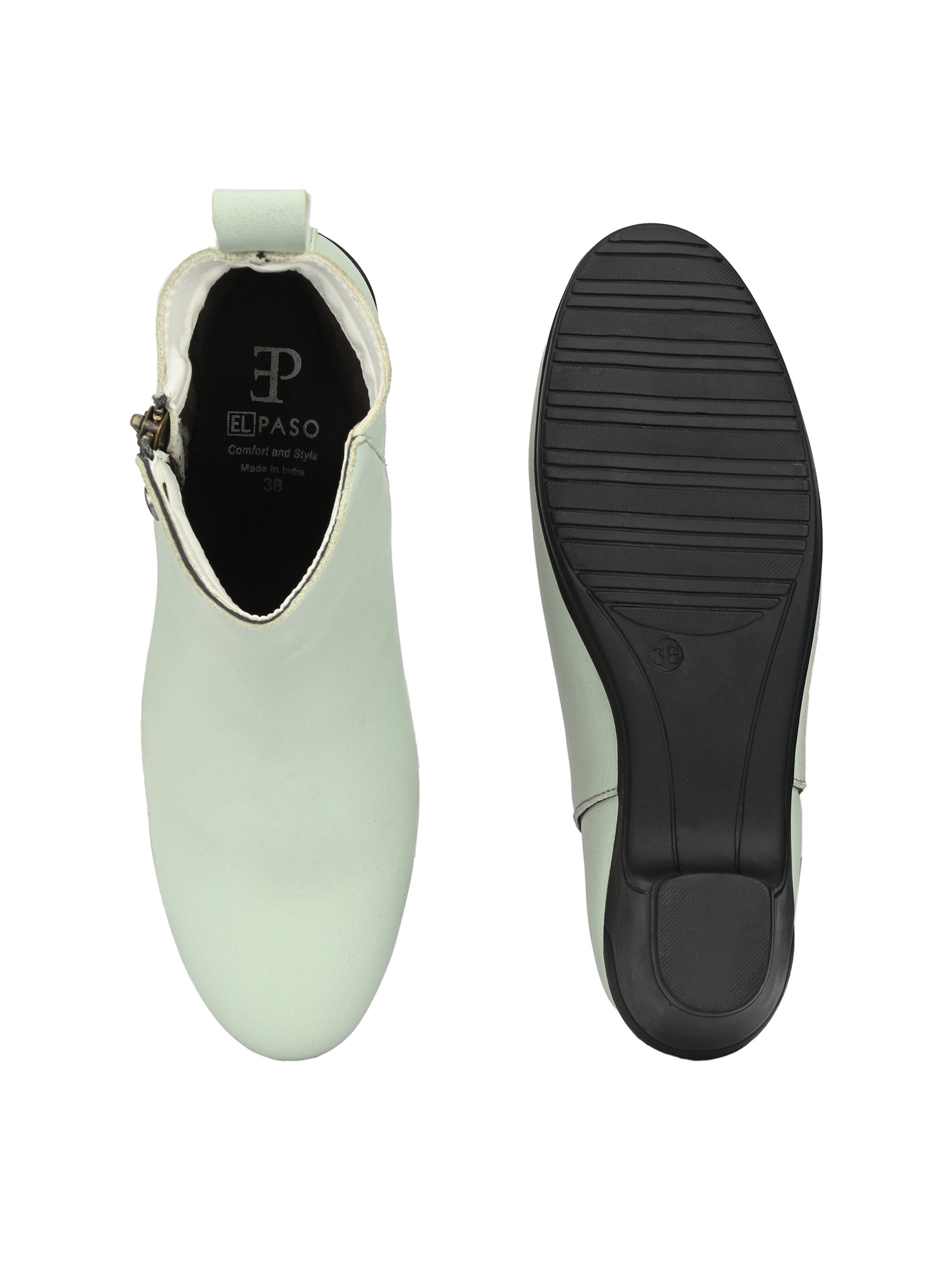 Zip-Closure Party Wear Boots For Women