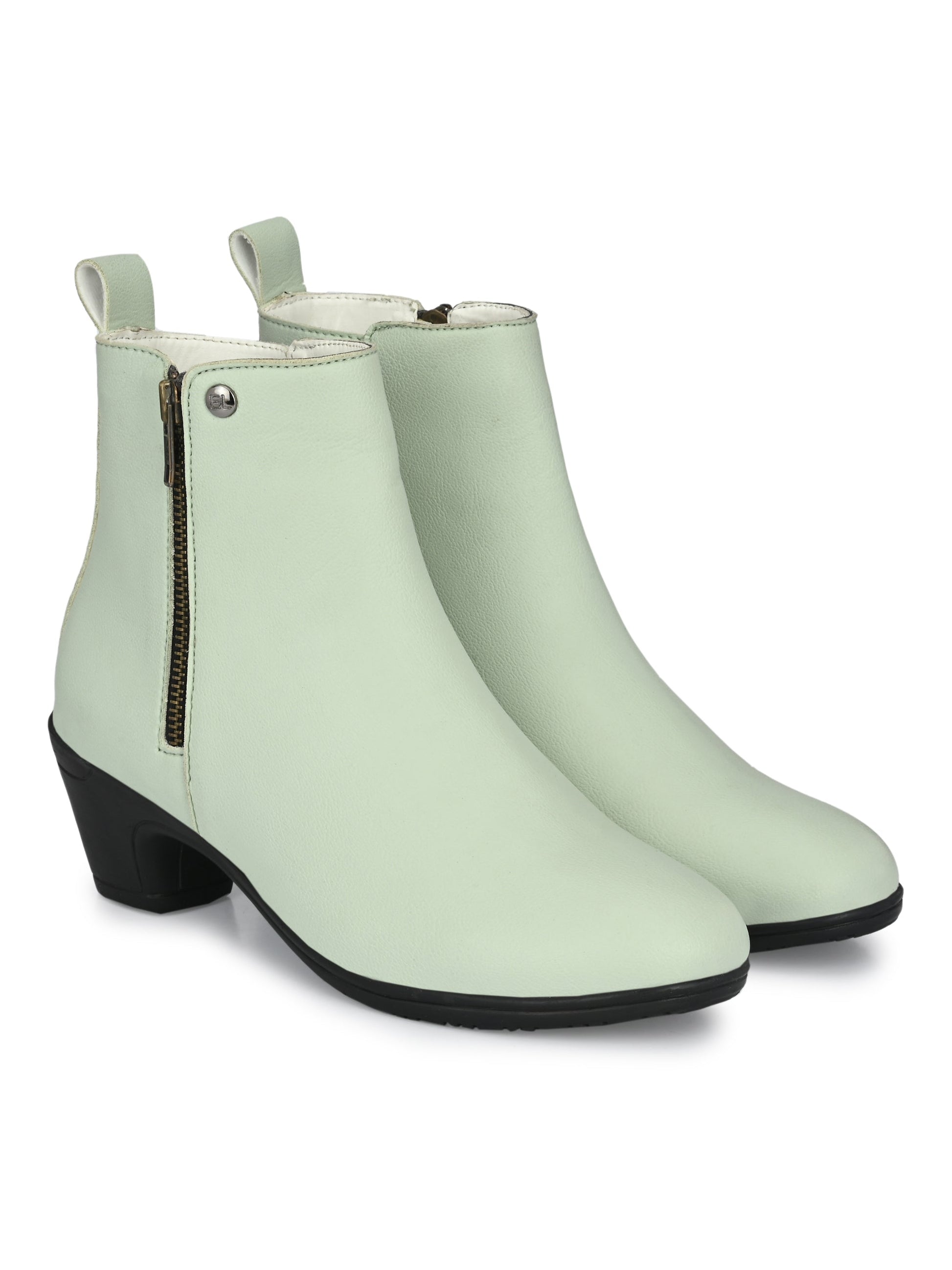 Zip-Closure Party Wear Boots For Women
