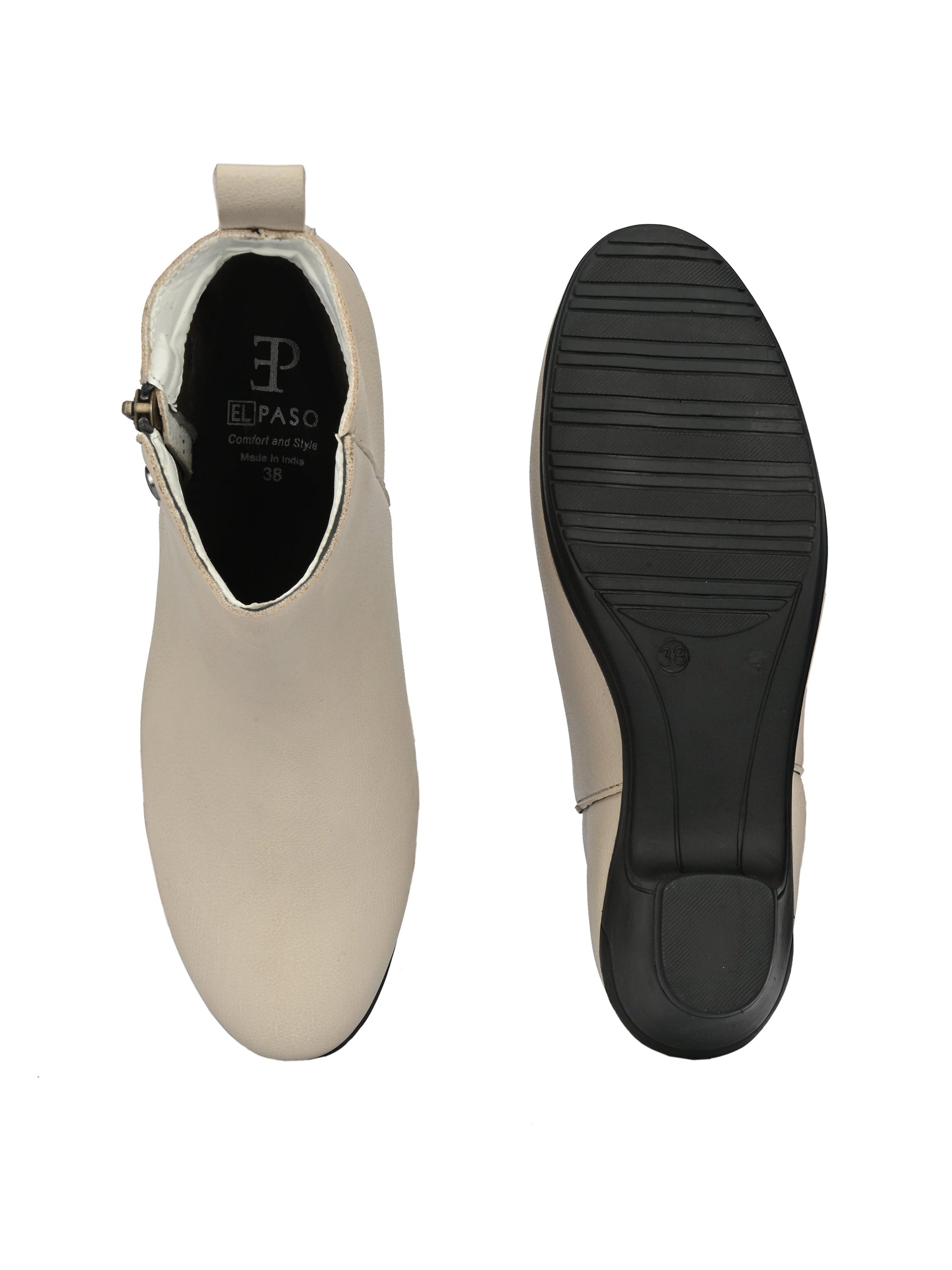 Zip-Closure Party Wear Boots For Women
