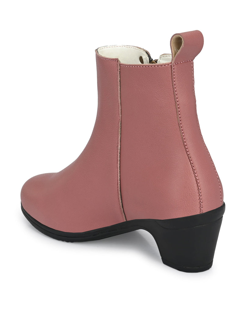 Zip-Closure Party Wear Boots For Women