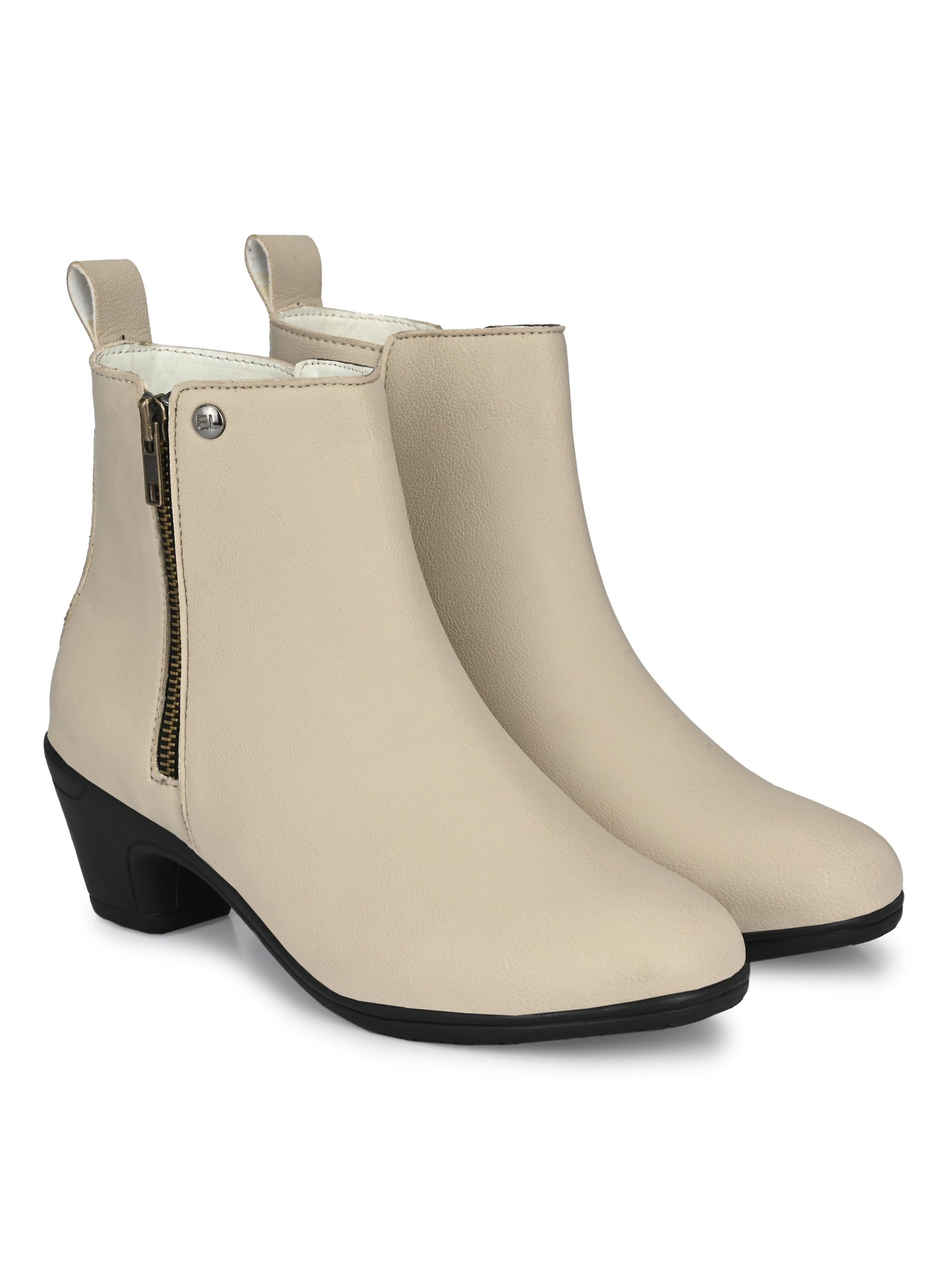 Zip-Closure Party Wear Boots For Women
