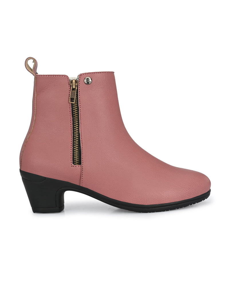 Zip-Closure Party Wear Boots For Women