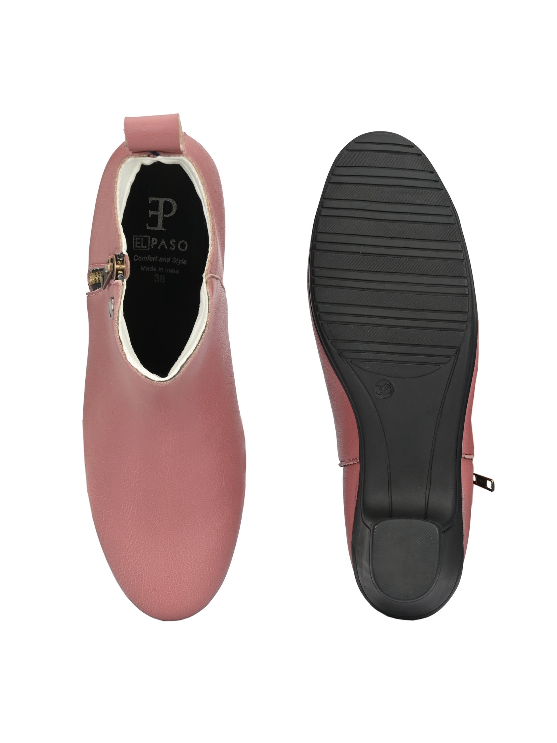 Zip-Closure Party Wear Boots For Women