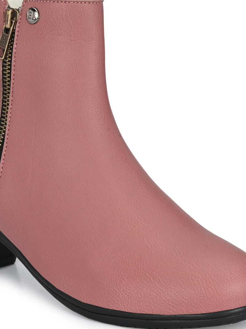 Zip-Closure Party Wear Boots For Women