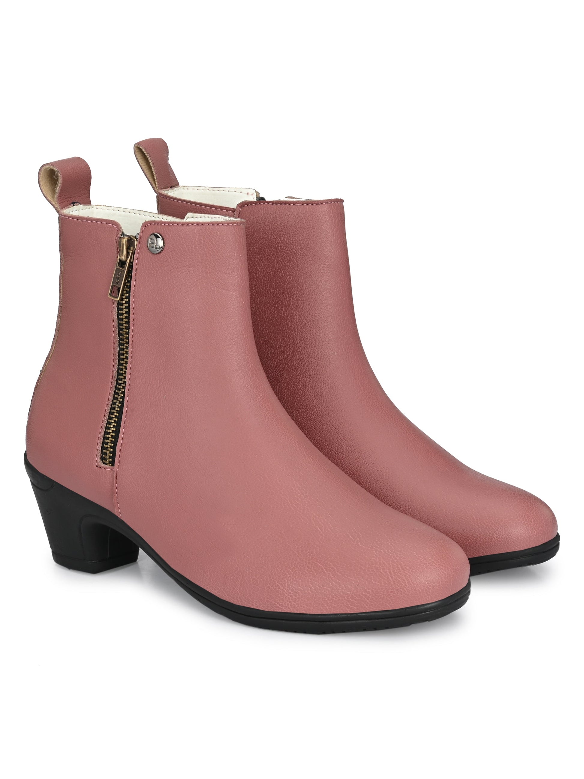Zip-Closure Party Wear Boots For Women