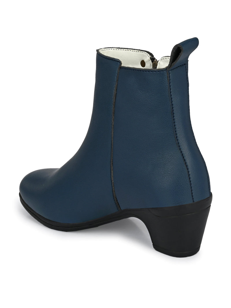 Zip-Closure Party Wear Boots For Women