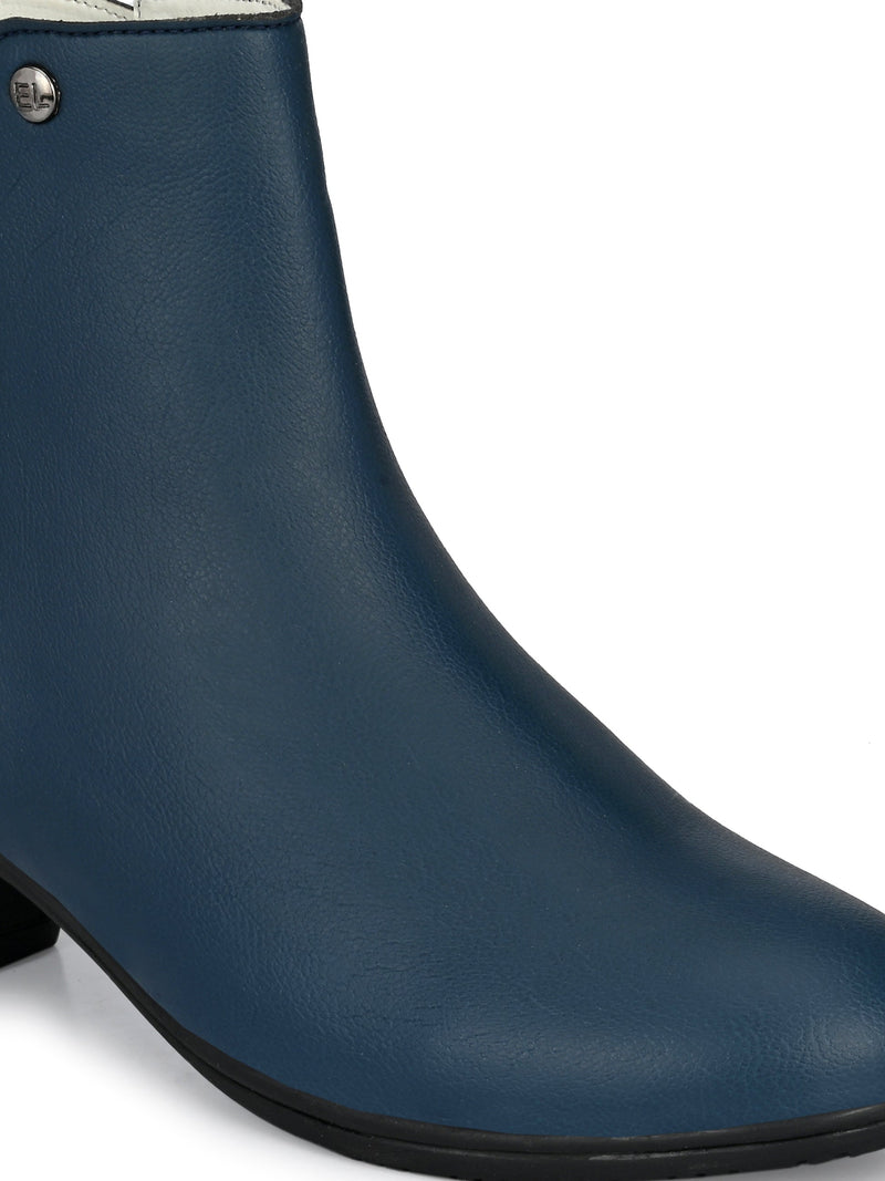 Zip-Closure Party Wear Boots For Women