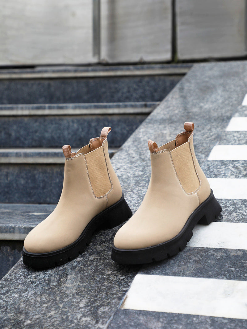 Cream Sandstorm Chelsea For Women-6