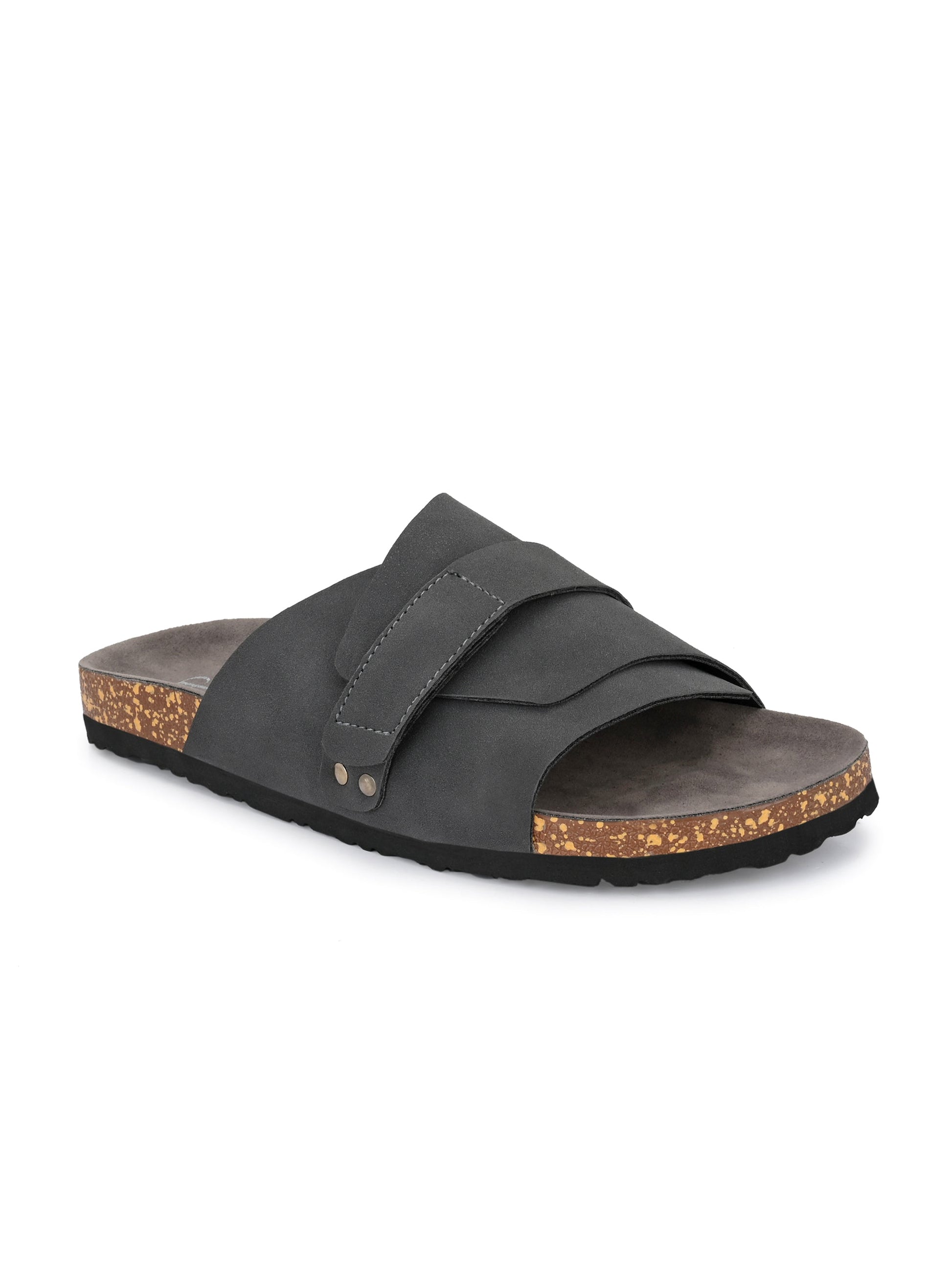 Charcoal Luxe Urban Wanderer Men's Sandal-1