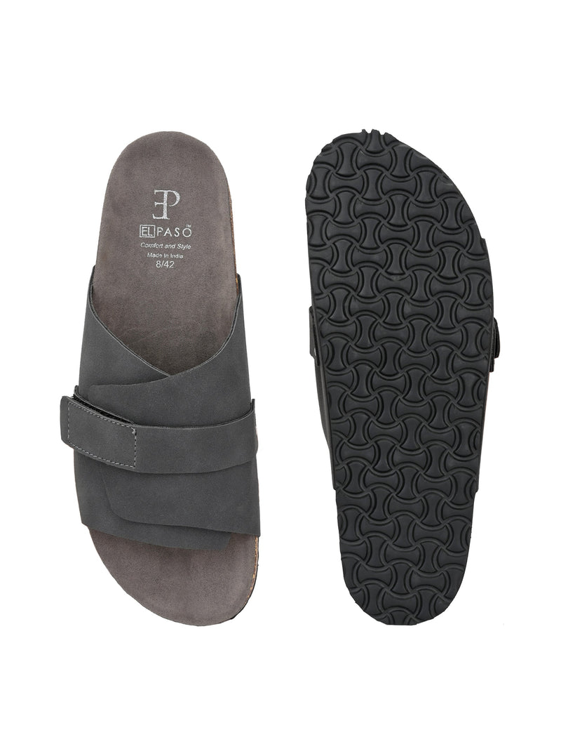 Charcoal Luxe Urban Wanderer Men's Sandal-4