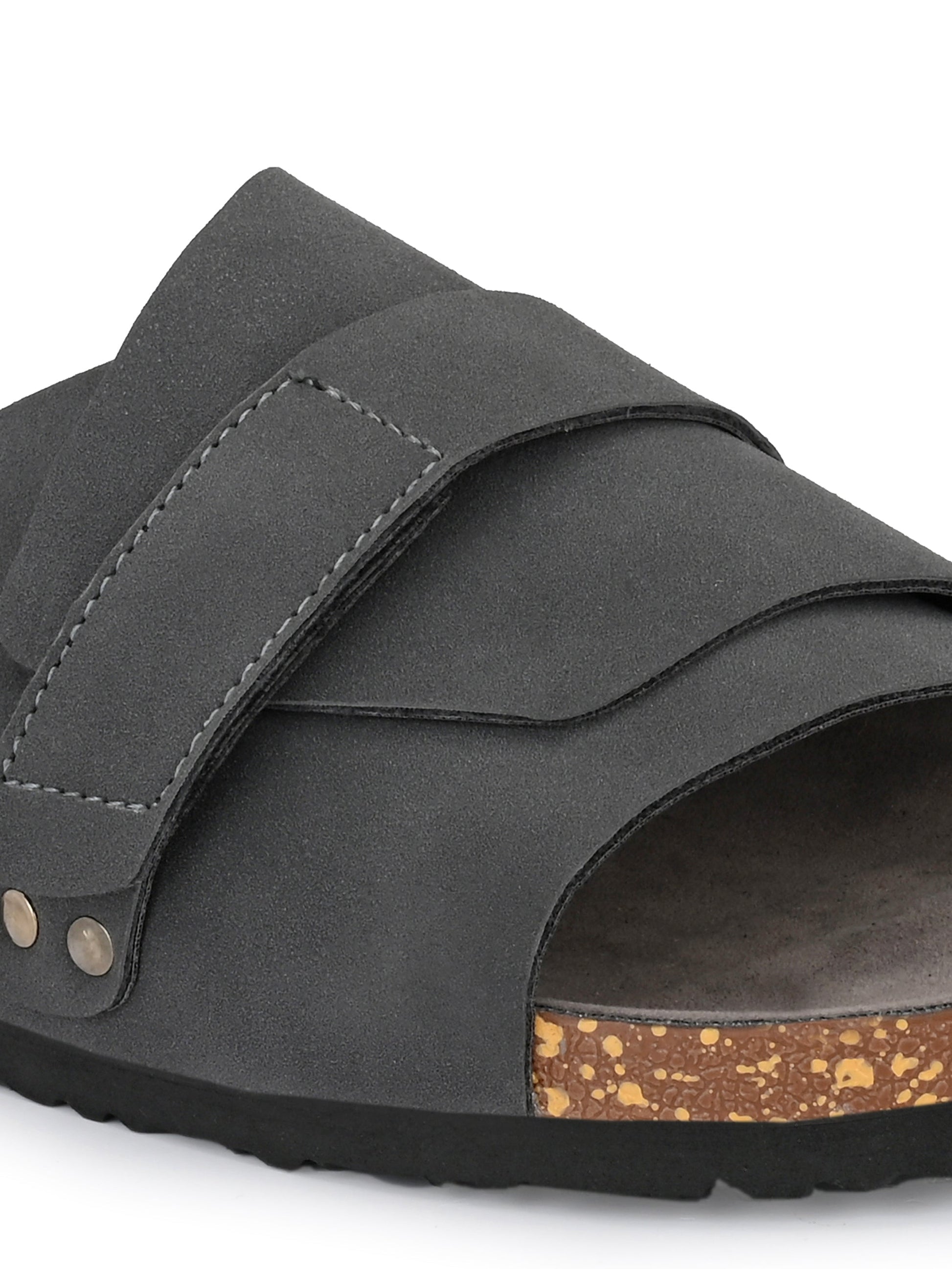 Charcoal Luxe Urban Wanderer Men's Sandal-5