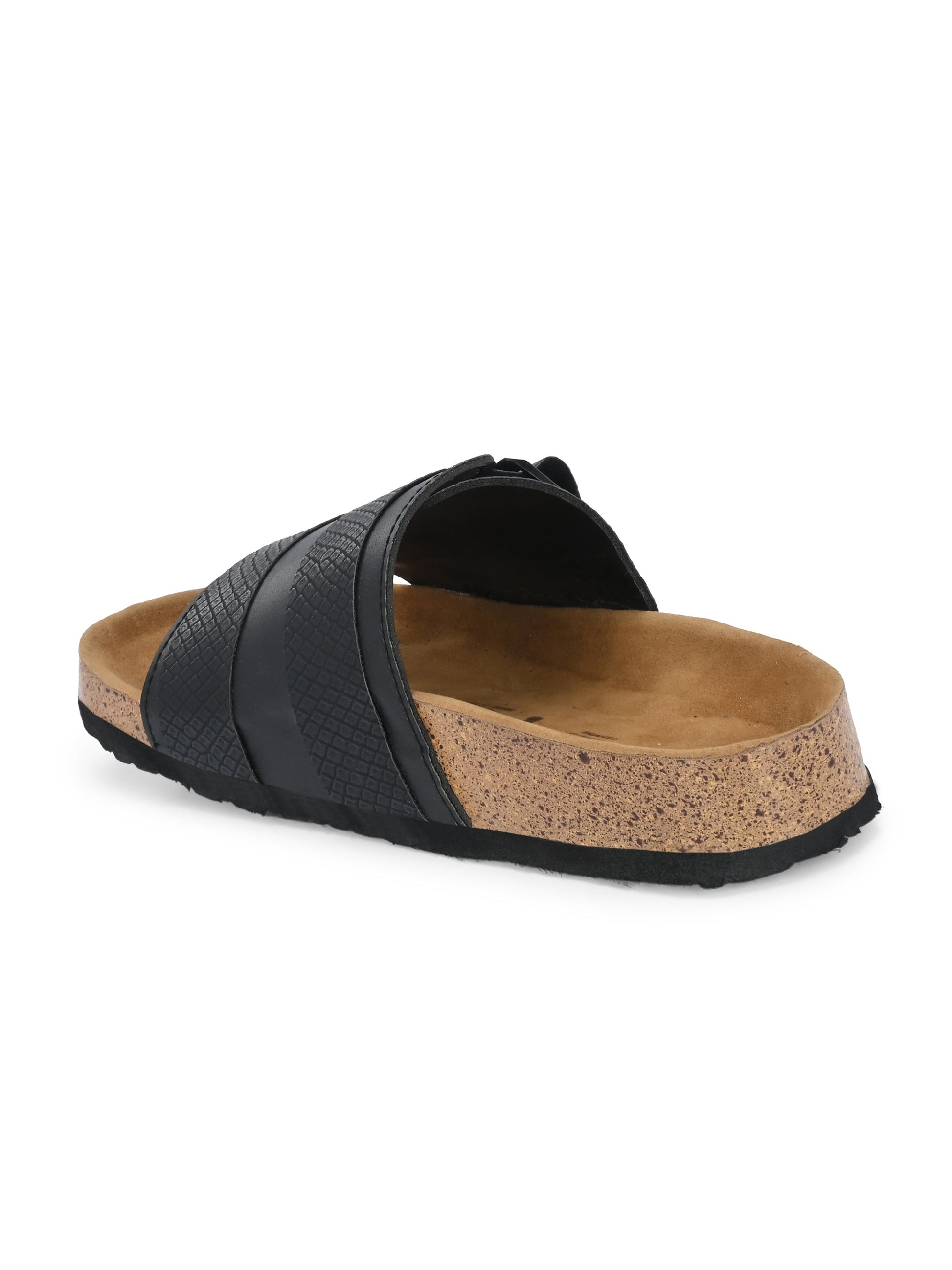 Obsidian Chic Stylish Cork Flats For Women-2
