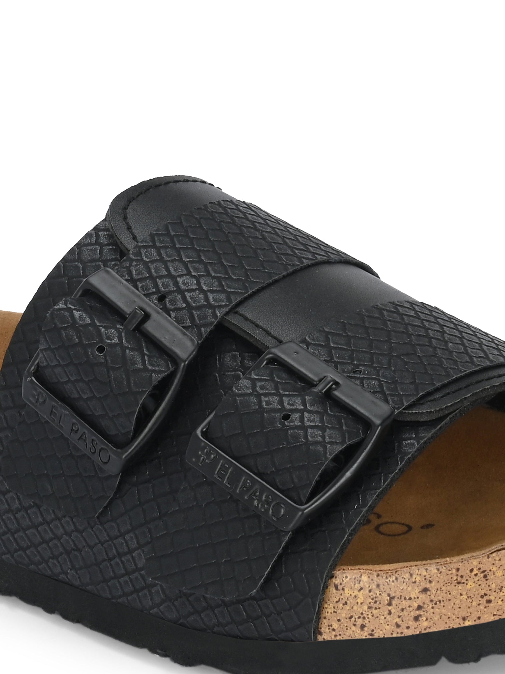 Obsidian Chic Stylish Cork Flats For Women-5