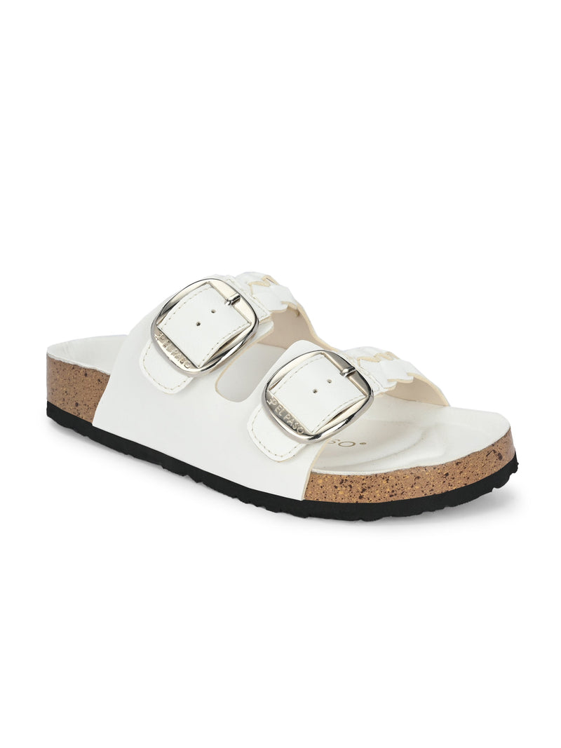 Opulent Olive Cork Sandals For Women-7