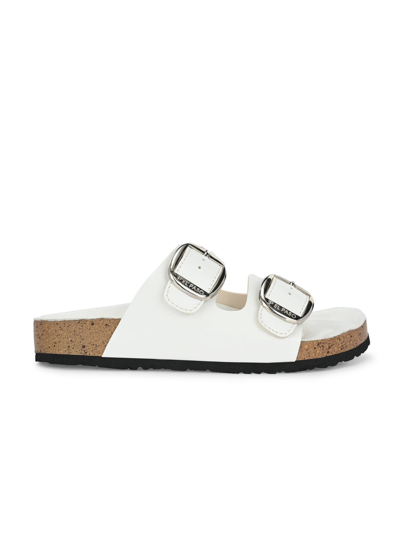Opulent Olive Cork Sandals For Women-9