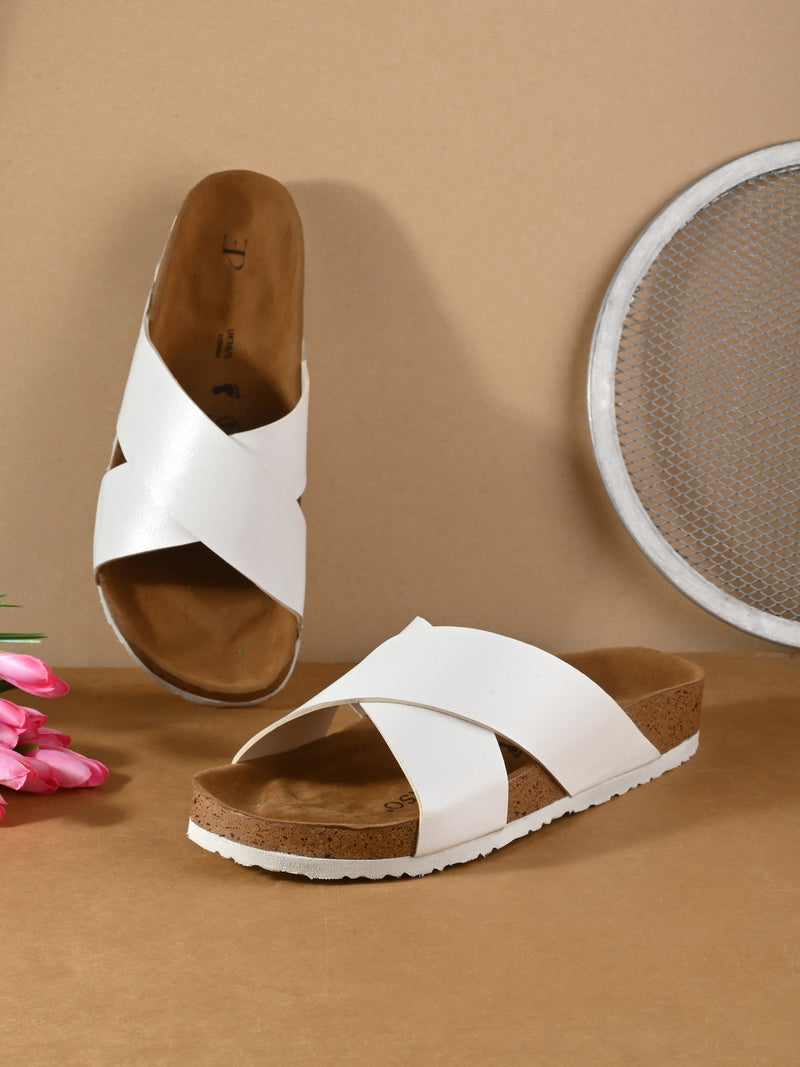 Sable Cross Strap Platform For Women-18