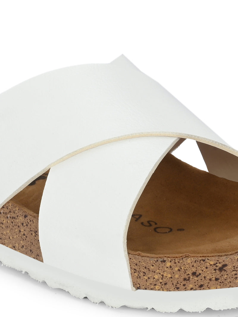 Sable Cross Strap Platform For Women-17