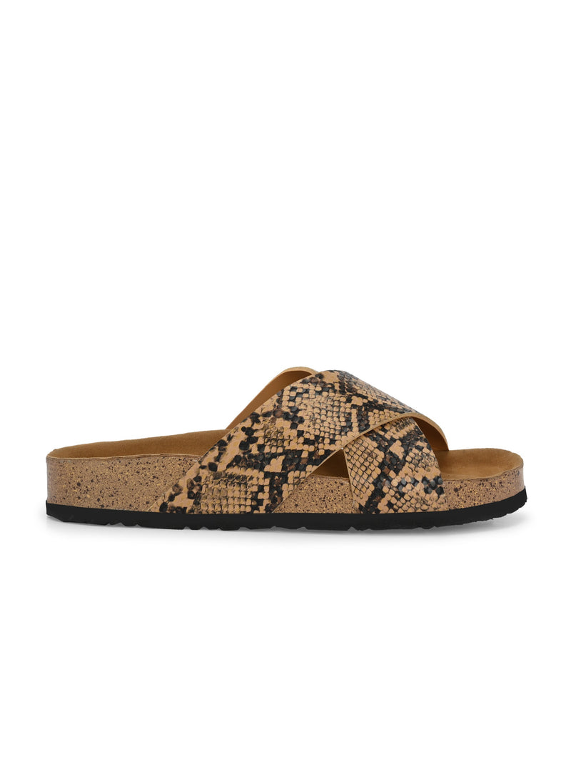 Sable Cross Strap Platform For Women-9