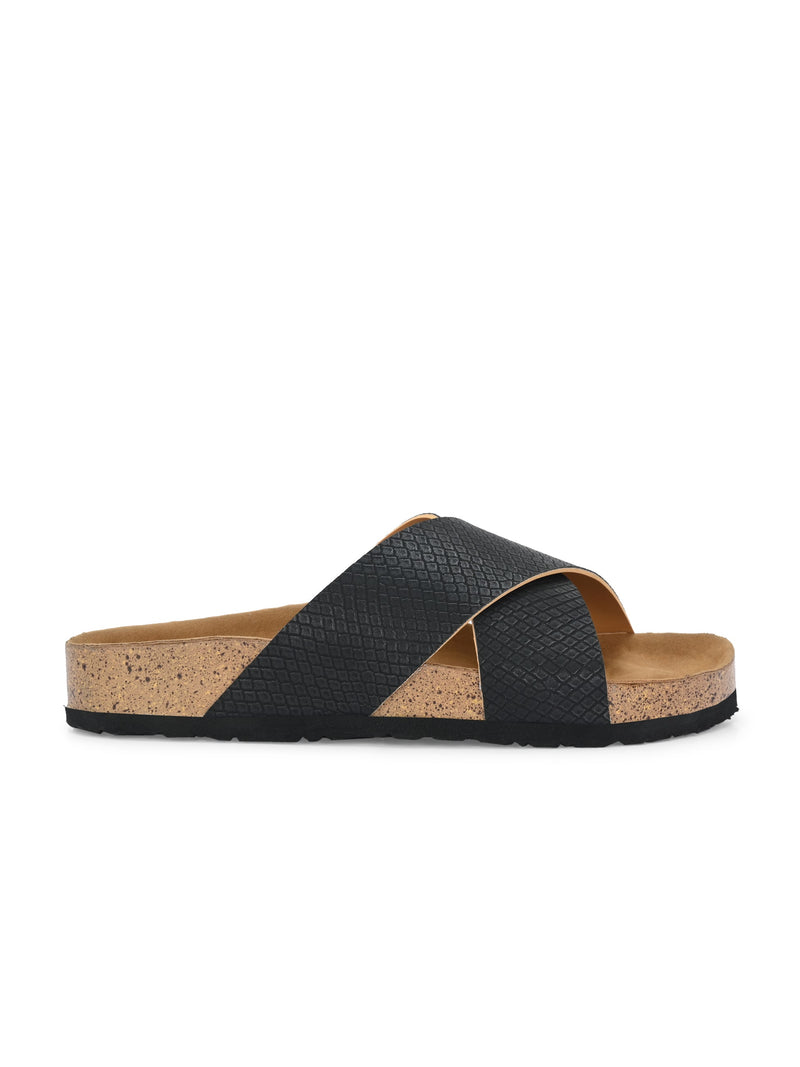Sable Cross Strap Platform For Women-3