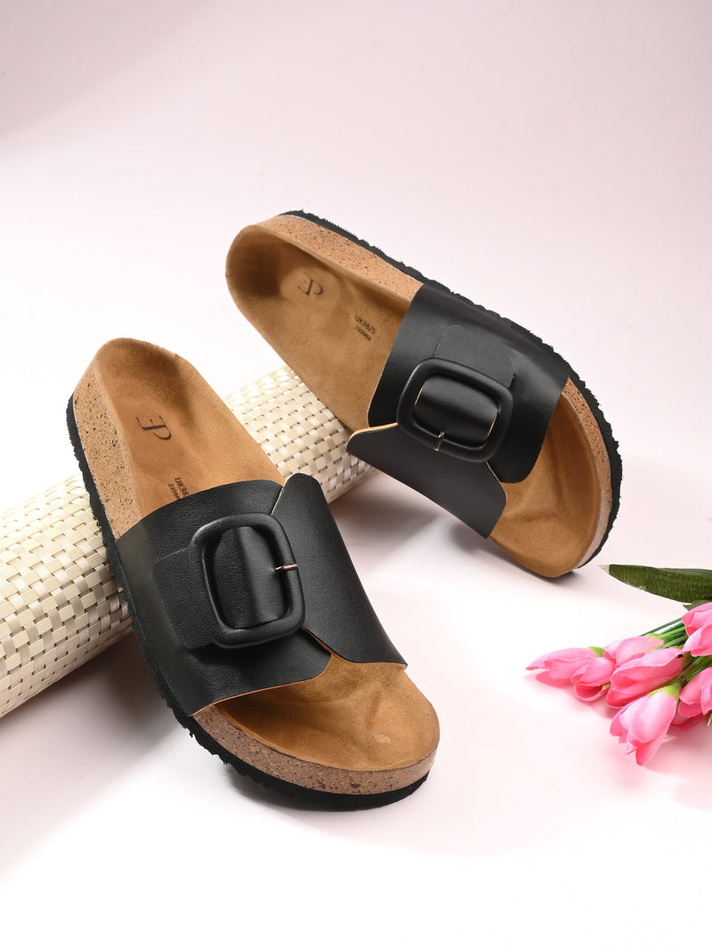Classic Noir Slide For Women-6