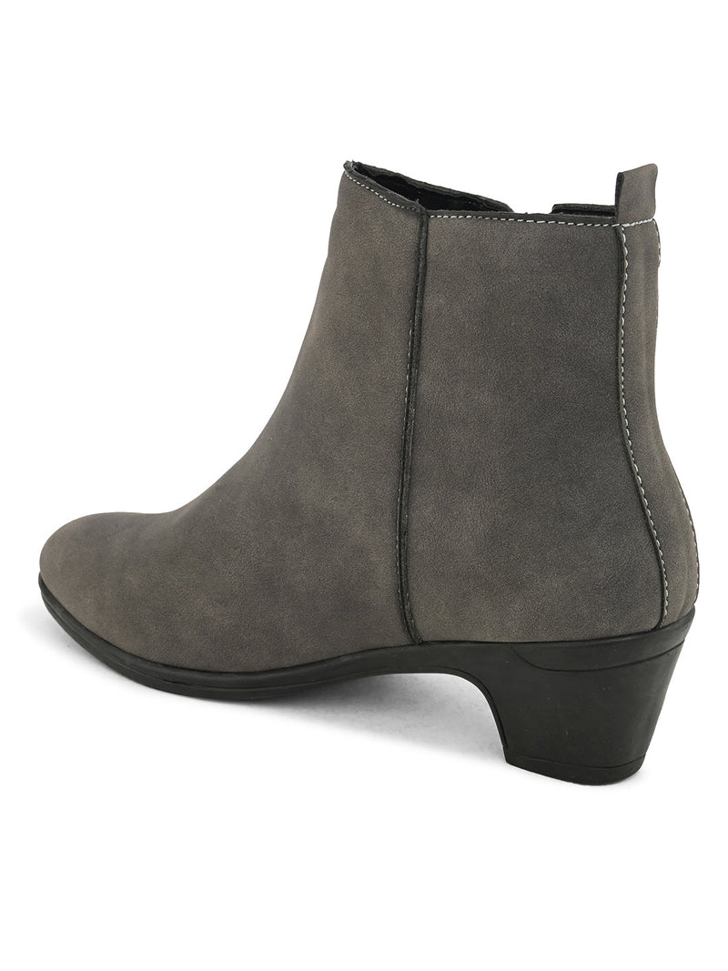 Zip-Closure Party Wear Boots For Women