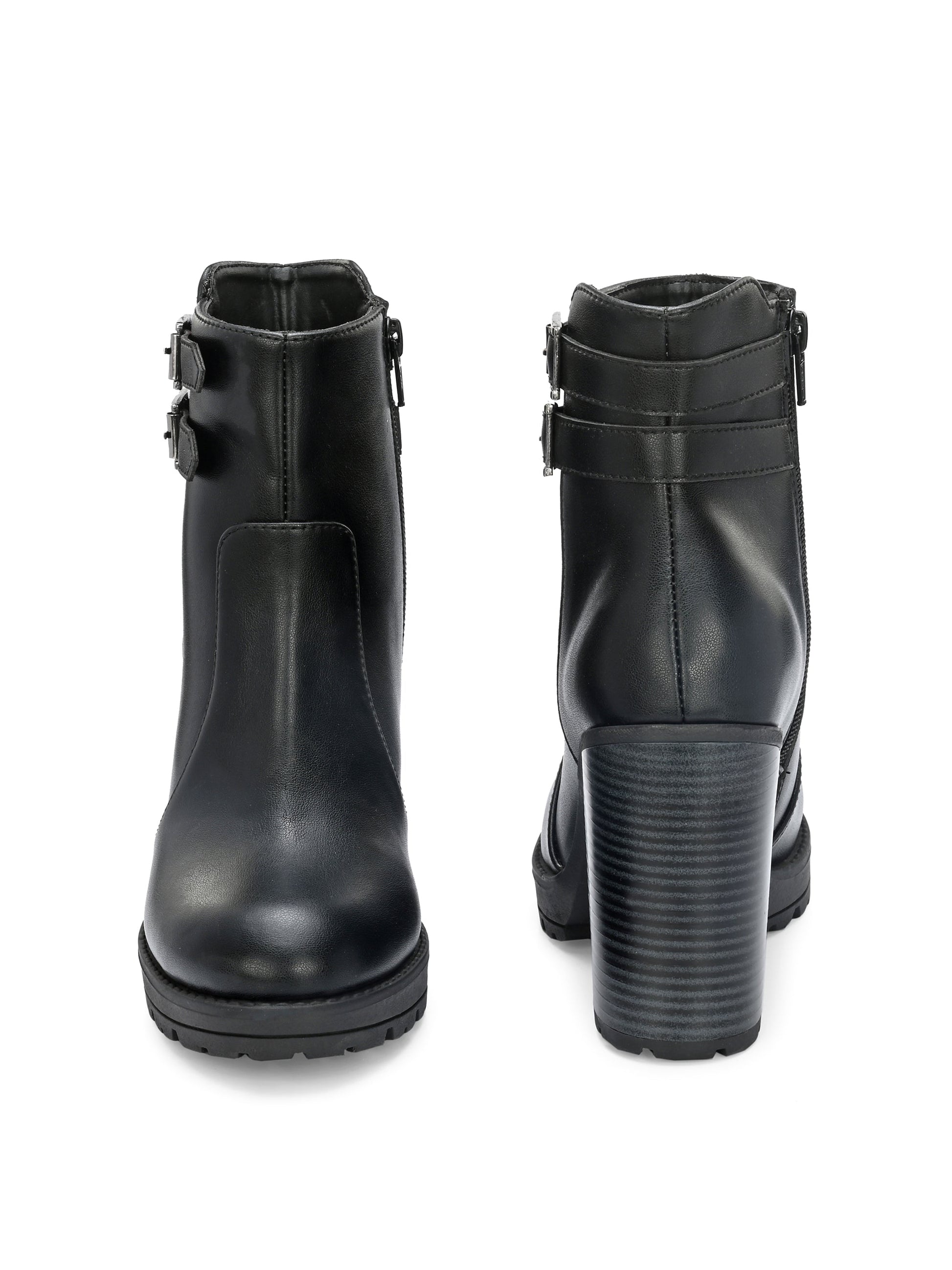 Midnight High-Heeled Ankle Boot For Women-13