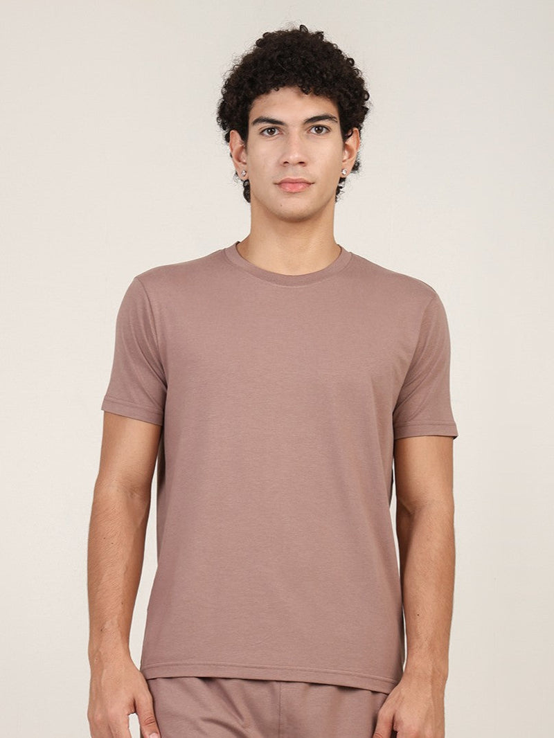Naturefab Men's Organic Bamboo Tshirt Walnut-1