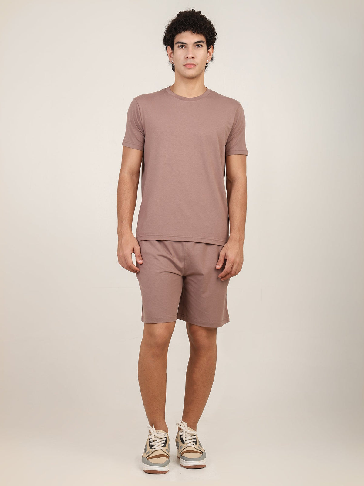 Naturefab Men's Organic Bamboo Co-ord Walnut-3