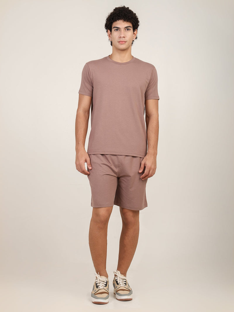Naturefab Men's Organic Bamboo Co-ord Walnut-3