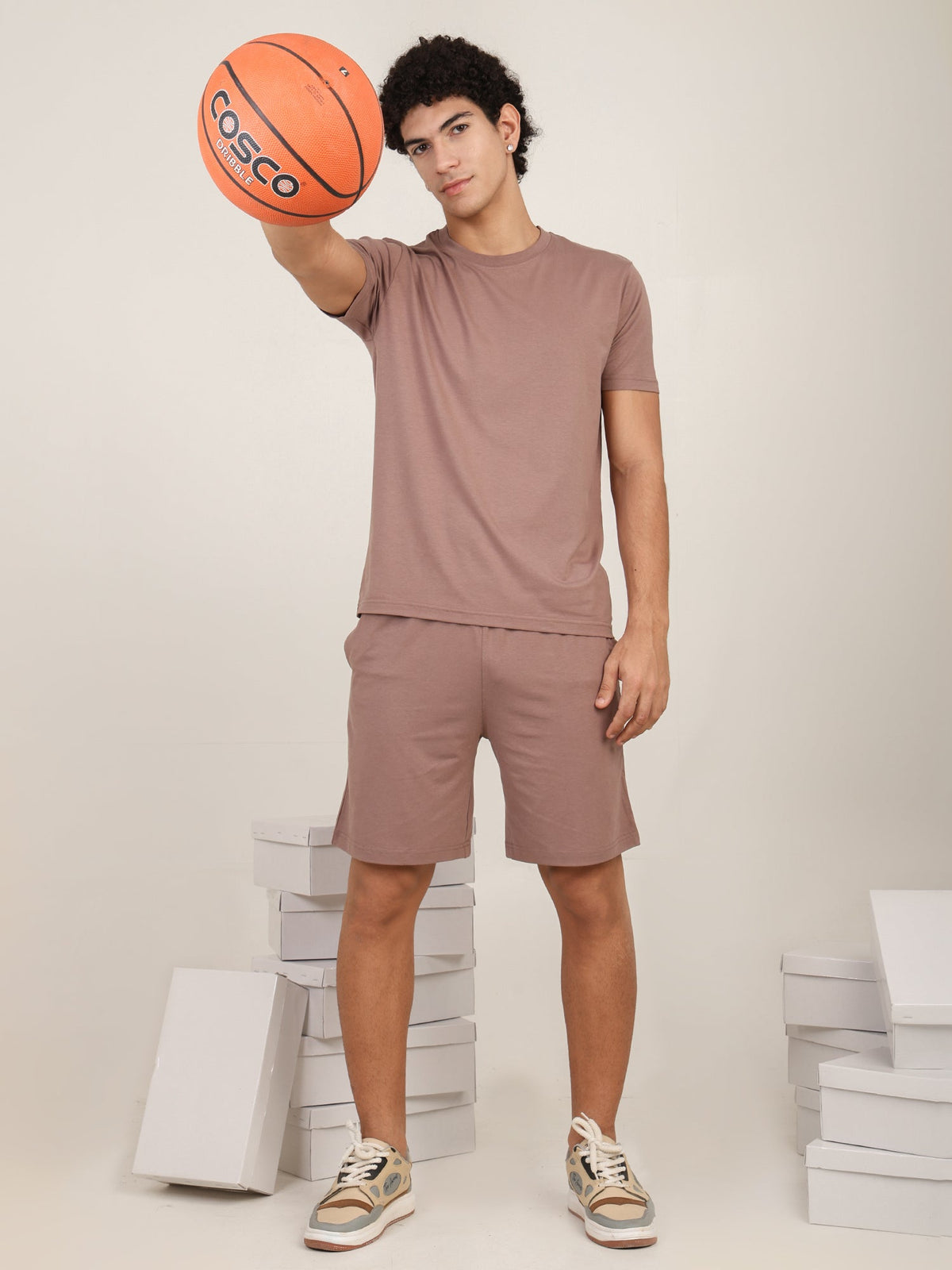 Naturefab Men's Organic Bamboo Tshirt Walnut-6