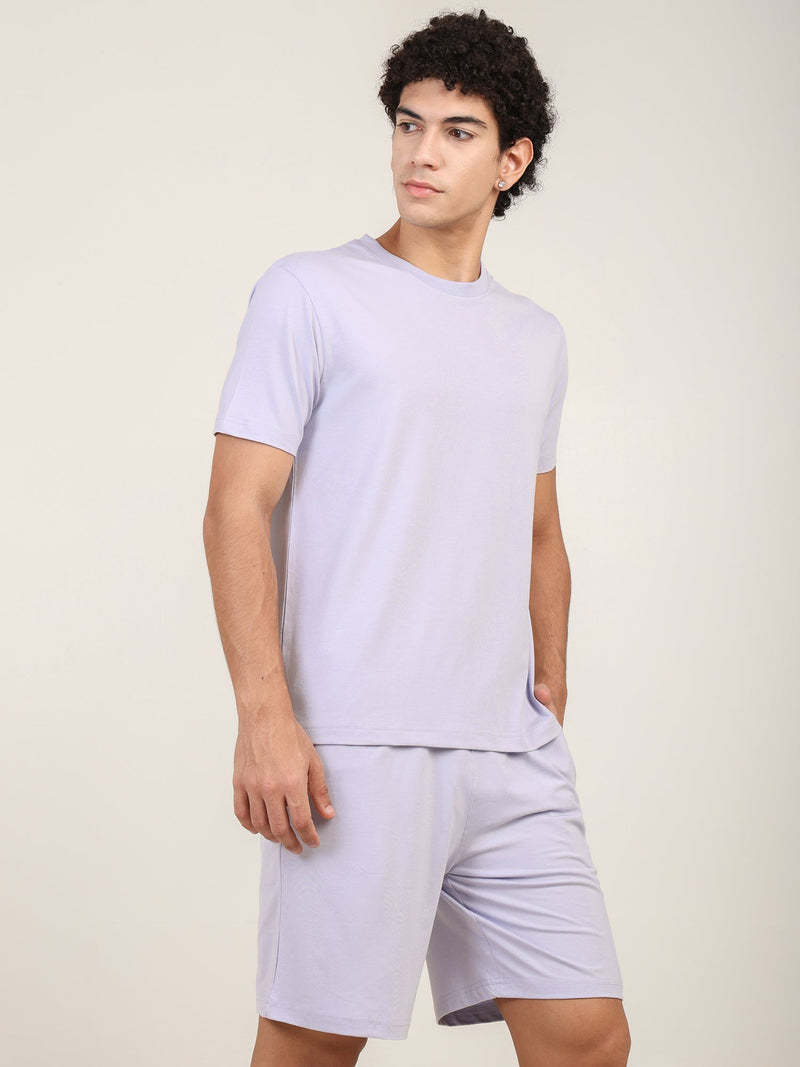 Naturefab Men's Organic Bamboo Co-ord Cosmic Sky-2