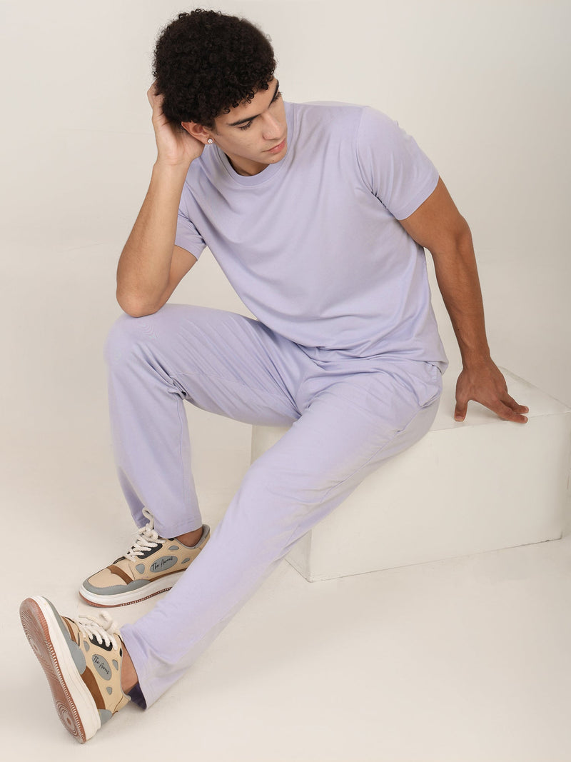 Naturefab Men's Organic Bamboo Pajama Co-ord Cosmic Sky-1