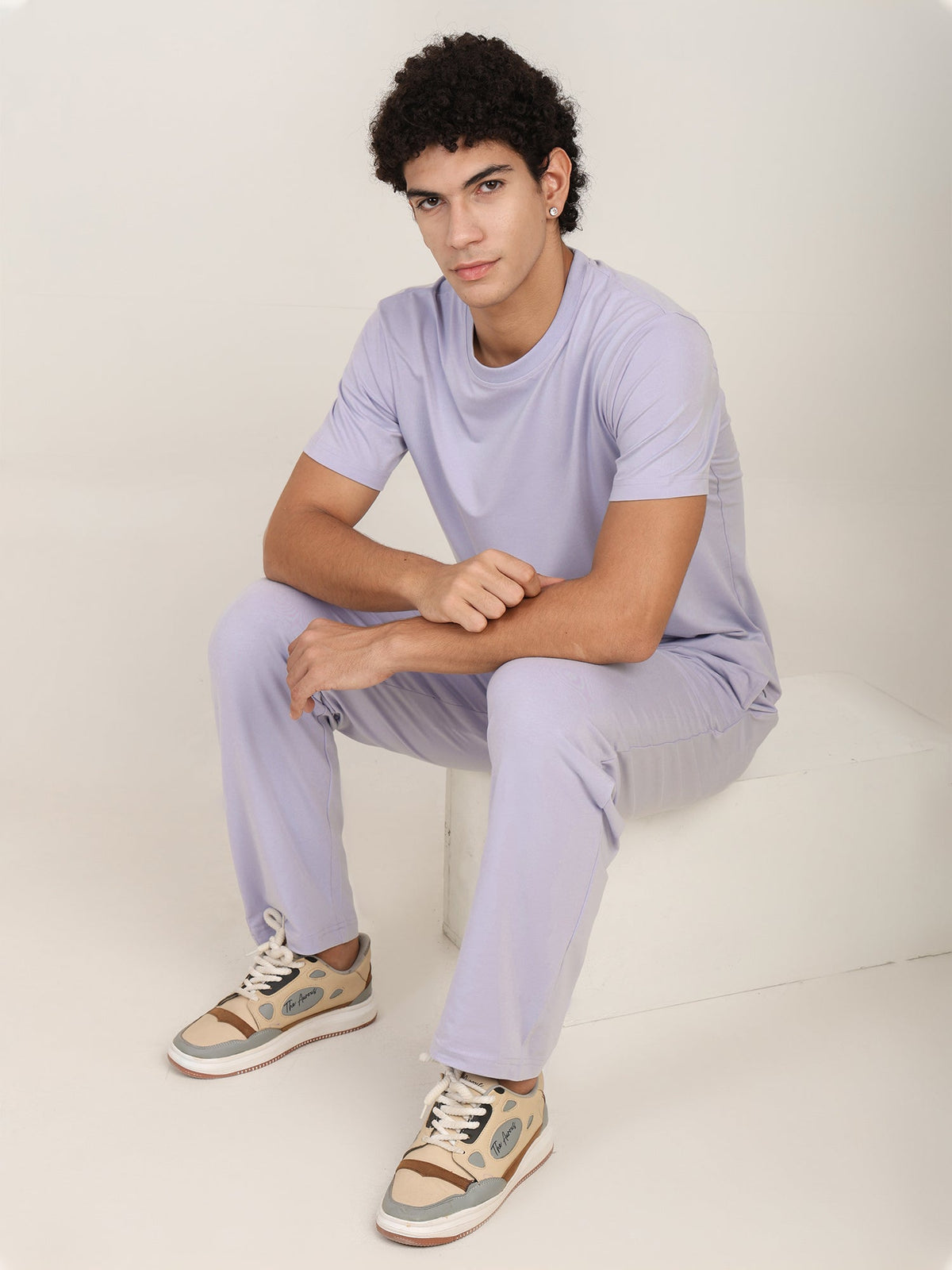 Naturefab Men's Organic Bamboo Pajama Co-ord Cosmic Sky