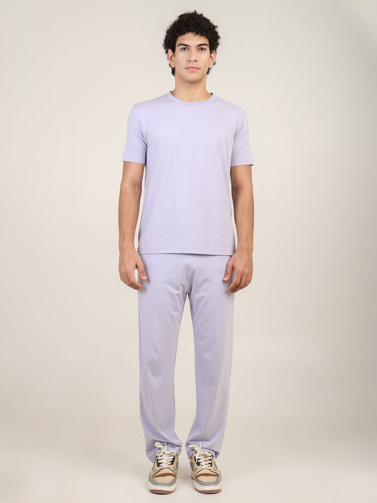 Naturefab Men's Organic Bamboo Pajama Co-ord Cosmic Sky-3